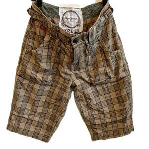 100% Cotton Pepe Jeans London Herb Plaid Men’s Shorts size 30